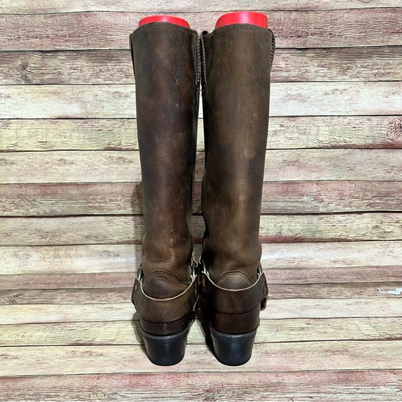 Frye Brown Leather 12R Harness - Picture 8 of 11